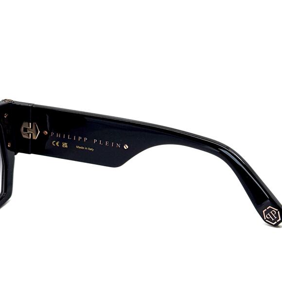New,PHILIPP PLEIN Sunglasses PLEIN MASTER OVERSIZE SPP094 Col.0700 Authentic - Picture 9 of 12